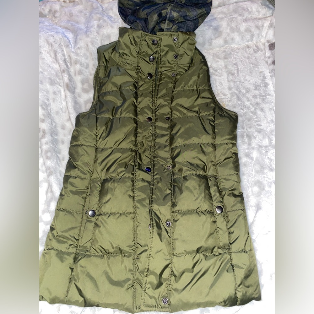 Arizona Jeans Puffer Vest With Hood